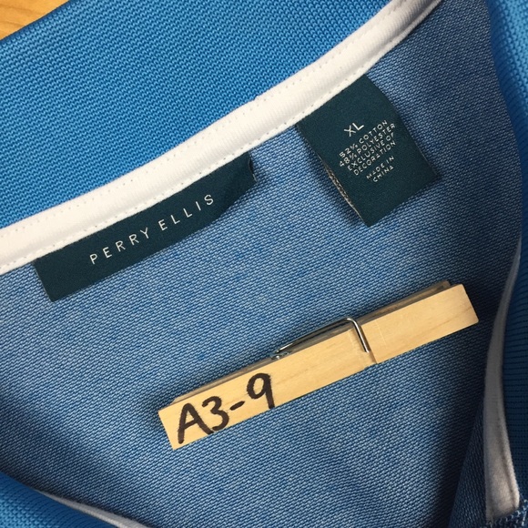 Perry Ellis Moisture Wicking Polo Large - Picture 8 of 8
